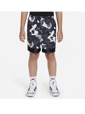 Nike Black, Gray & White Camo Elite Shorts -Size Boys Medium